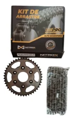 Kit De Arrastre Dominar 250 15-45t 520ho-122l-6h CADENA REFORZADA Y Orrinada