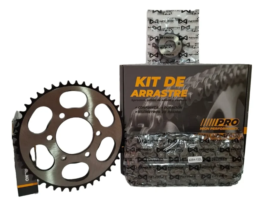 Kit De Arrastre Pro Yamaha Xtz 150 14-45t 428h-132-6h - Imagen 8