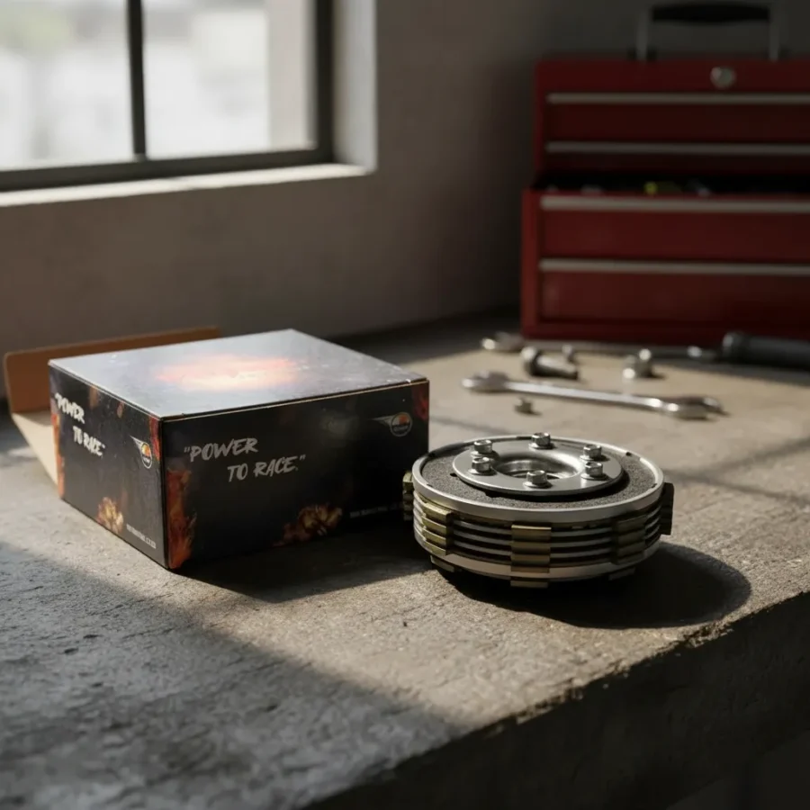 Prensa Centro Clutch Racing Modificado Akt Nkd 125 6 Discos - Imagen 2