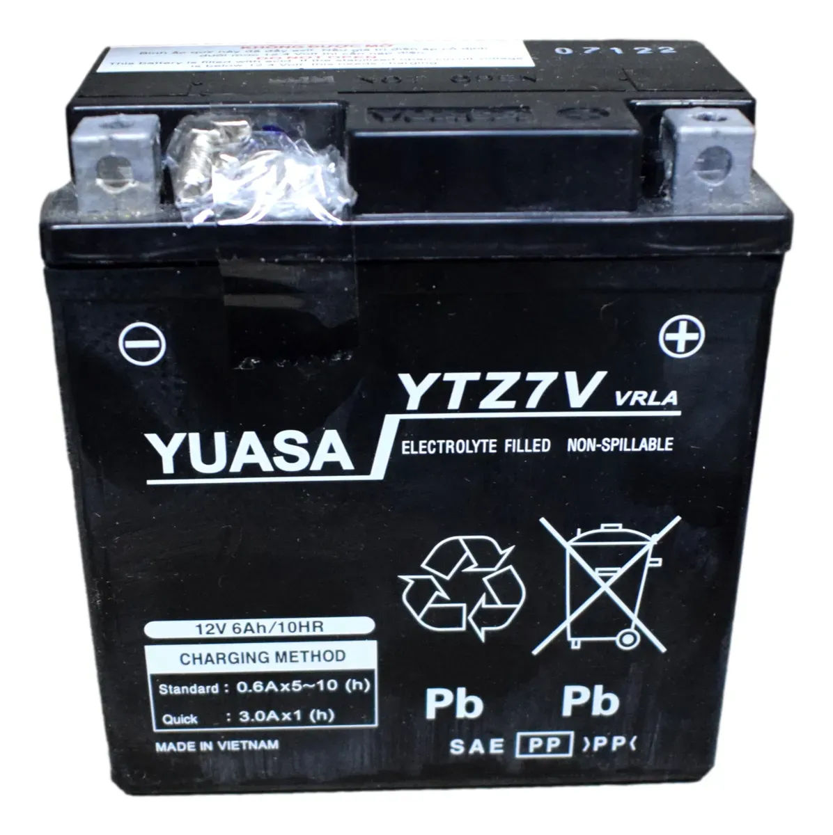 D_NQ_NP_2X_639618-MCO106518929059_022026-F Bateria Yuasa Ytz7v Honda Xre 300 - Imagen 1