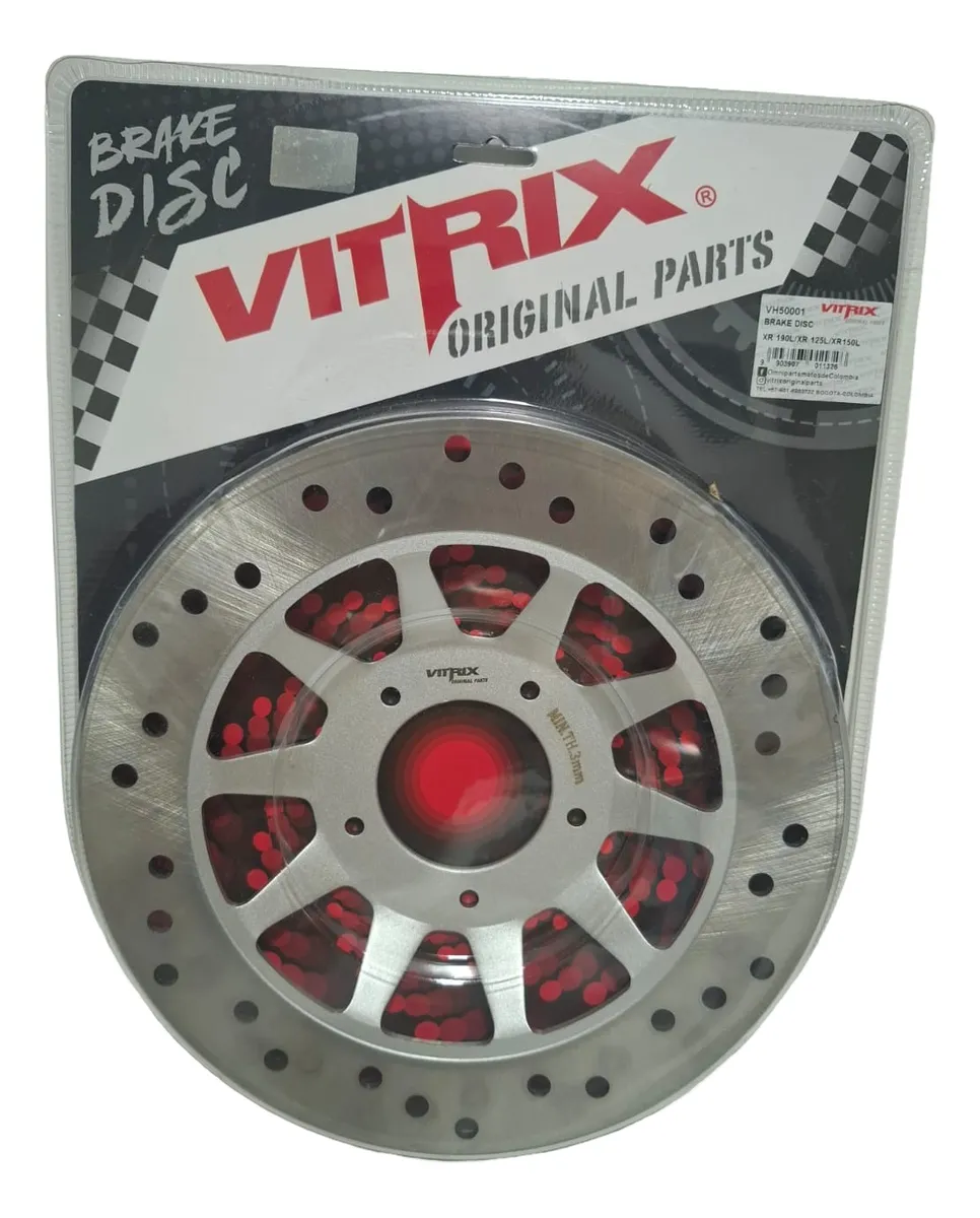 D_NQ_NP_2X_645593-MCO96858169505_102025-F Disco De Freno Delantero Honda Xr150 Xr190 Y Xr125 - Imagen 1