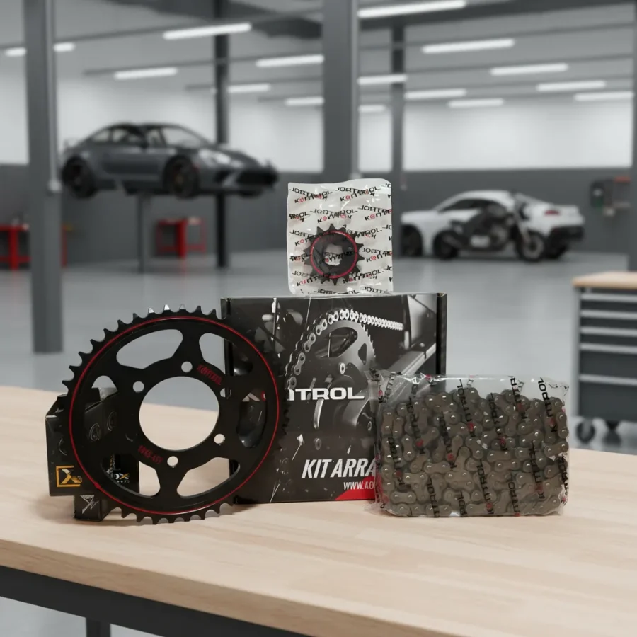 Kit De Arrastre Yamaha Xtz 150 14-45t 428h-132 Cadena Reforzada - Imagen 2