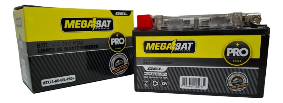 Bateria Megabat Kymco Agility 125 Fly 125 12v 6ah/10hr Mtx7a - Imagen 2