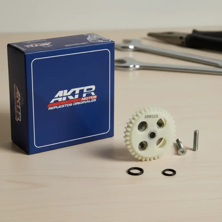 Bomba De Lubricacion De Aceite Original Akt Ttr 180 Ttx 180 Cr5 180 - Imagen 3