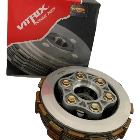 Prensa Centro De Clutch Completo Akt Nkd 125 6 Huecos