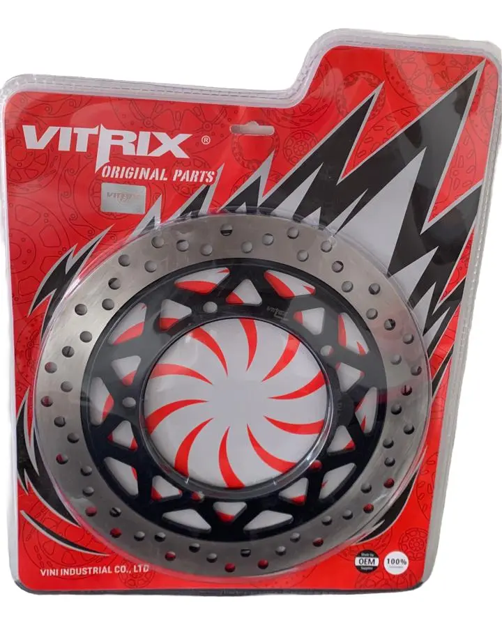 D_NQ_NP_2X_687862-MCO96856466199_102025-F Disco De Freno Delantero Yamaha Libero 125 Ybr 125 5 Huecos - Imagen 1