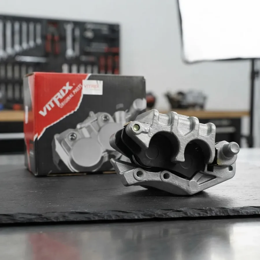Caliper Mordaza De Freno Delantero Honda Xr 125L + pastillas de freno - Imagen 4