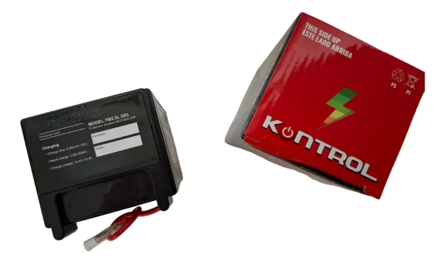 Bateria Kontrol Yb2.5 Boxer Libero Xl 125 Rx 100 Platino 100 - Imagen 2