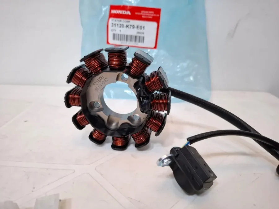 Plato De Bobinas Estator 12 Nucleos Original Honda Xr 190 xr 190 2.0 - Imagen 9