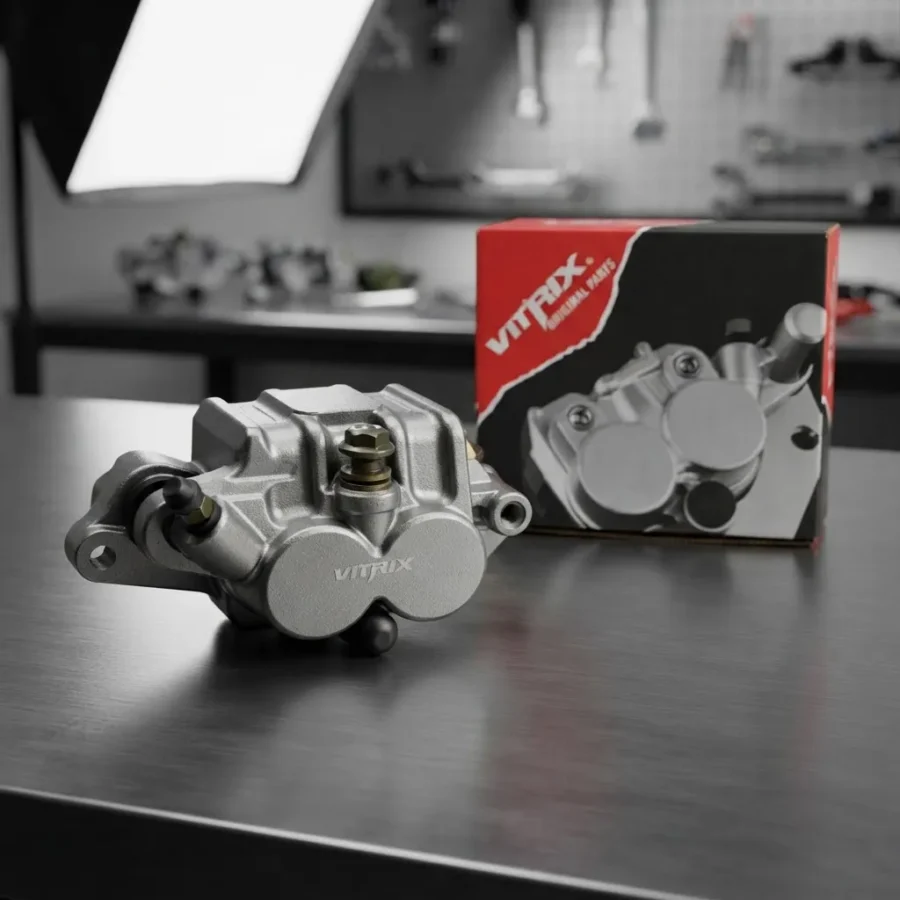 Caliper Mordaza De Freno Delantero Honda Xr 125L + pastillas de freno - Imagen 2