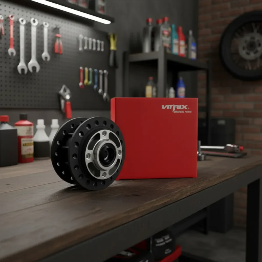 Manzana Campana Delantetera + Radios Victory Mrx 125 Arizona 200 - Imagen 4