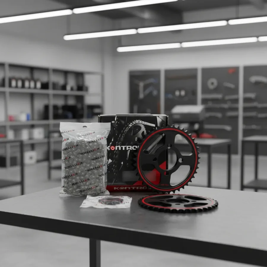 Kit De Arrastre Akt Nkd 125 15-38t 428h-108l-4h - Imagen 2