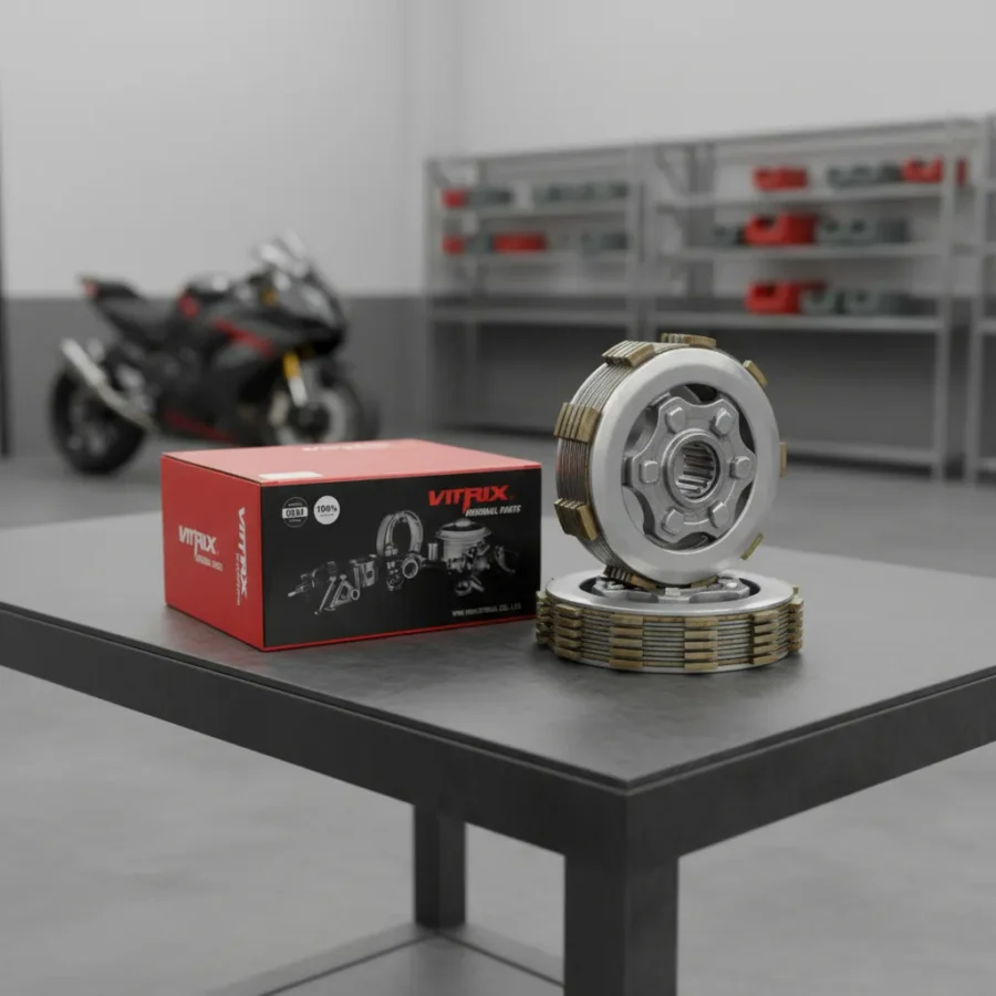 Prensa Centro De Clutch Completo Akt Cr5 180 Ttr 180 Ttx 180 - Imagen 2