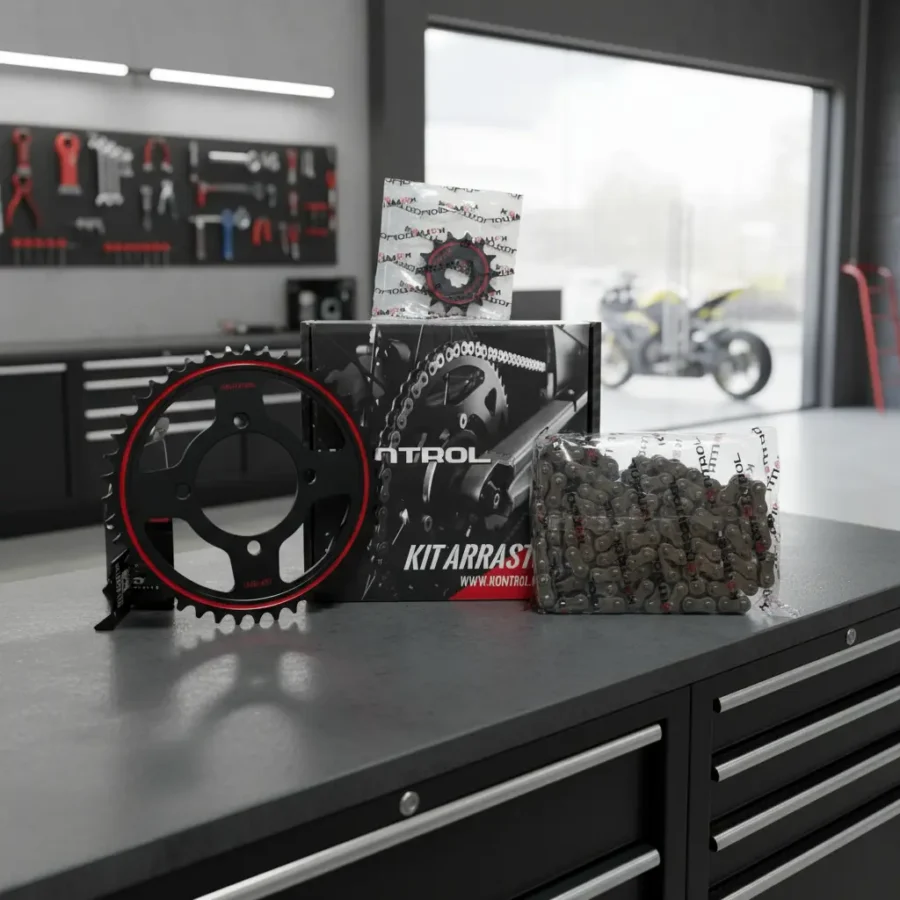 Kit De Arrastre Akt Cr4 125 162 Evo R3 Ne 125 150 15-40t 428h - Imagen 3