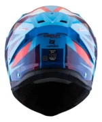 CASCO X-SPORTS HELIOS CIRCUIT NEGRO AZUL BRILLANTE CERRADO TALLA S - Imagen 6