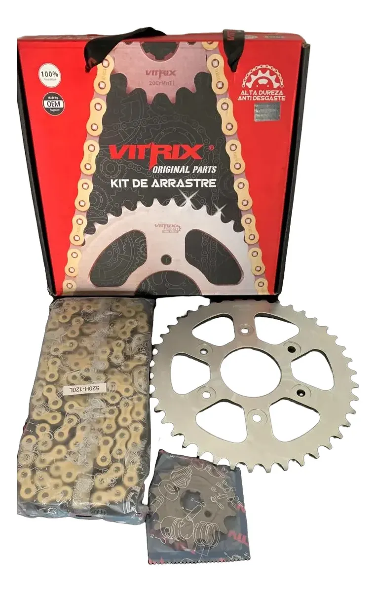 D_NQ_NP_2X_772541-MCO107651462545_022026-F Kit De Arrastre Ktm Duke 200 390 14-42t 520hx-120l-6h Orrinada - Imagen 1