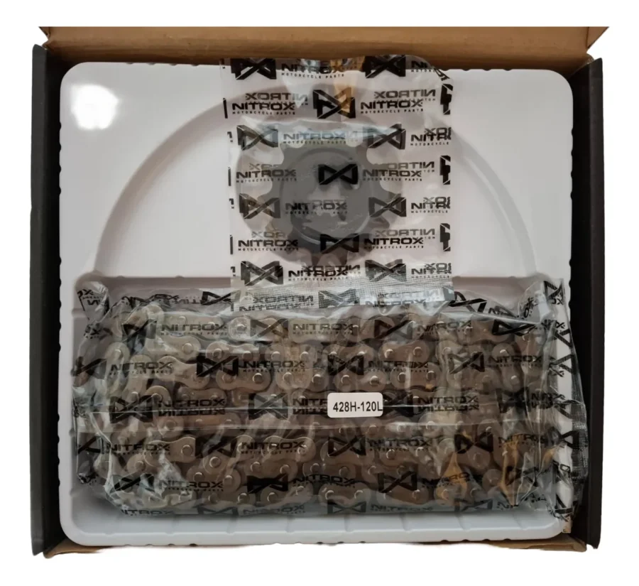 Kit De Arrastre Boxer Ct 100 102 SPOKE KS Platino 100 14-43t 428h-120l-4h - Imagen 6