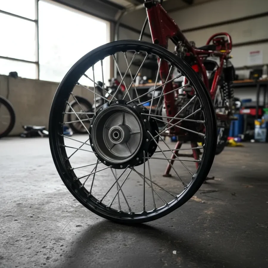 Rin Trasero Completo De 17 Pulgadas 185 Akt Nkd 125 - Imagen 4