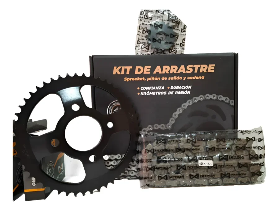 Kit De Arrastre Victory Mrx200 Y Mrx200 Fox 15-50T  428H-132-4H - Imagen 4