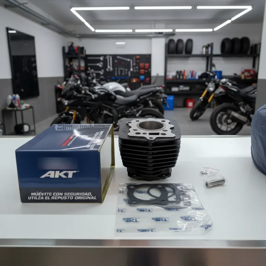 Kit De Cilindro Original Akt Nkd 125 - Imagen 3