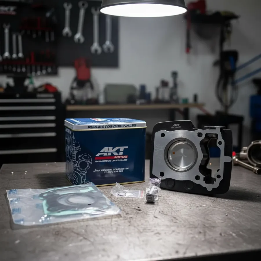 Kit De Cilindro Completo Original Akt Rtx 150 - Imagen 2