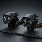 Juego De Luces Exploradoras De Doble Lupa Led Dual Color Tipo Bmw