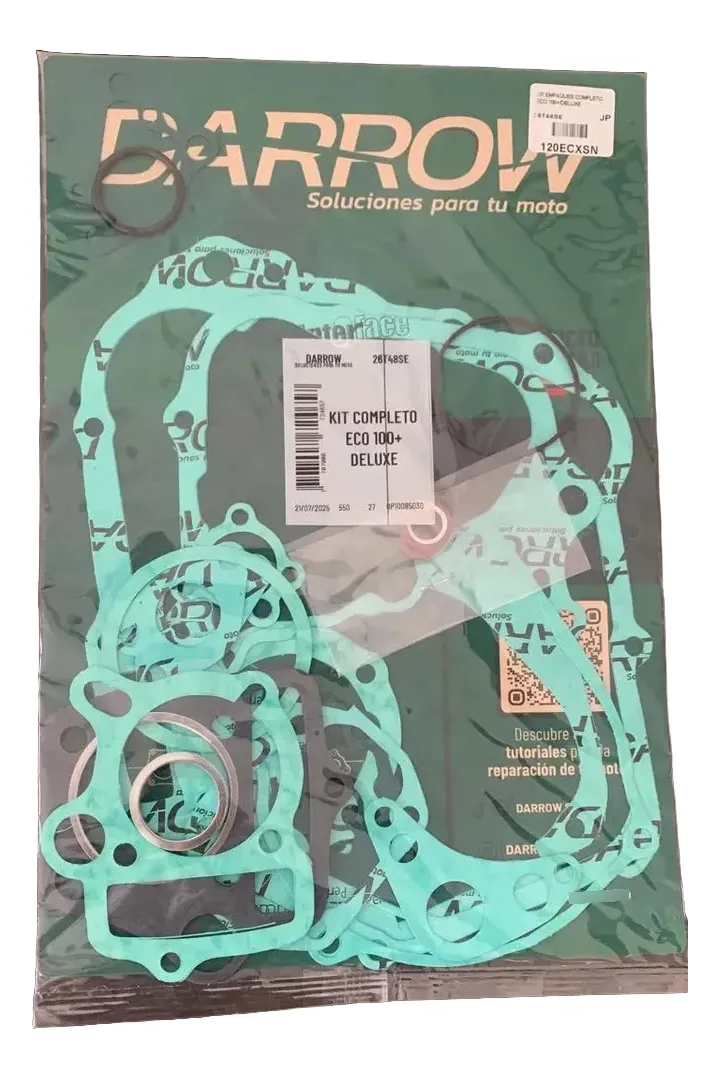D_NQ_NP_2X_882572-MCO107447675281_022026-F Kit De Empaques De Motor Hero Eco 100+ Hero Delux - Imagen 1
