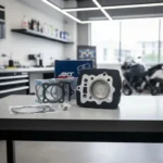 Kit De Cilindro Original Akt Nkd 125 Ttr125 Evo 125ne R3 Cr4 - Imagen 3