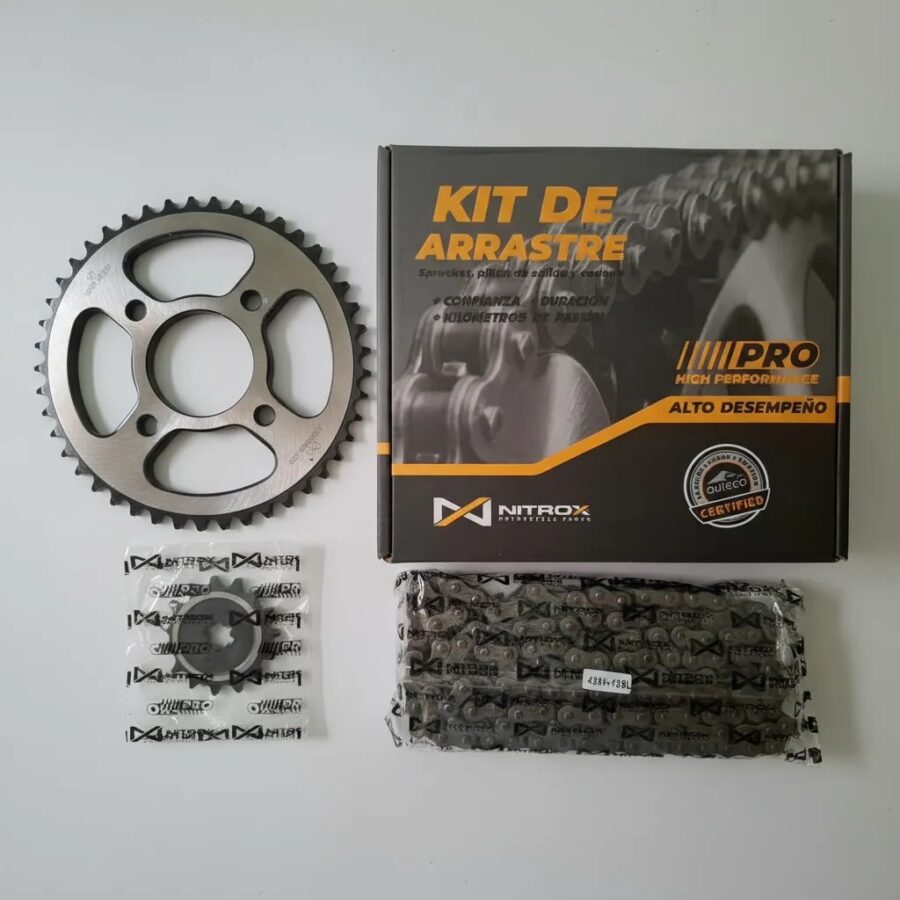 Kit De Arrastre Pro Bajaj Pulsar Ns 150 Y Ns 160 15-45t 428h-138l-4h - Imagen 3