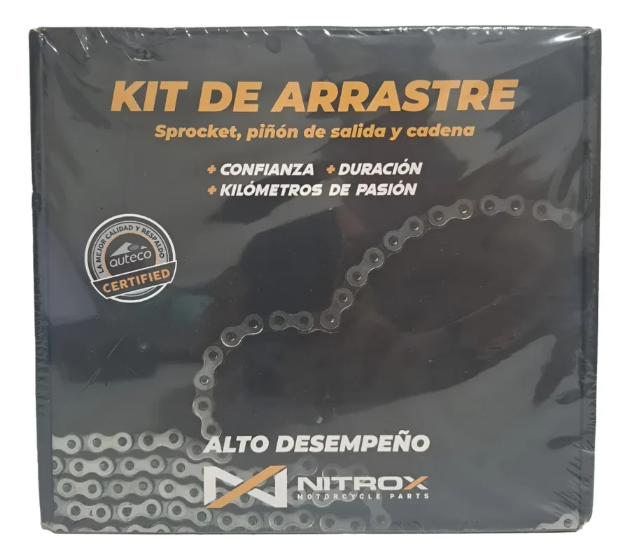 Kit De Arrastre Boxer Ct 100 102 SPOKE KS Platino 100 14-43t 428h-120l-4h - Imagen 4