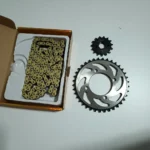 Kit De Arrastre Akt Nkd 125 Nkdr 125 15-38t 428h Cadena Dorada - Imagen 5