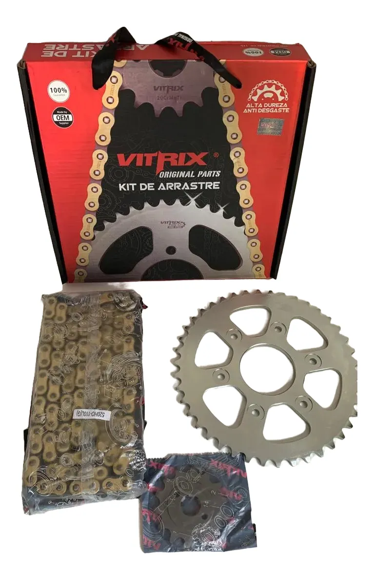 D_NQ_NP_2X_929816-MCO106836451690_022026-F Kit Arrastre Ktm Duke 200 Duke 390 14-42t 520ho-110l-6h Orrinada - Imagen 1