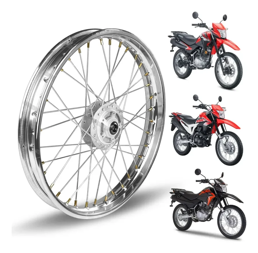 Rin Delantero Completo 19 185 Honda Xr 125 - Imagen 3