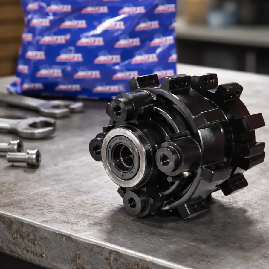 Manzana Campana Trasera De Freno Original Akt Ttr 180 - Imagen 4