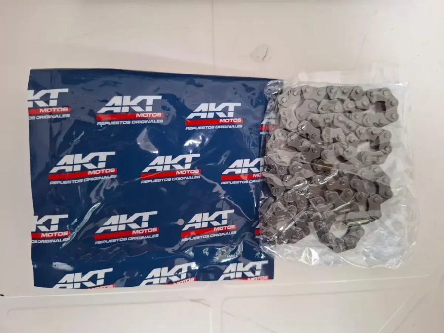 Kit Distribución De Cadenilla Original Akt Rtx 150 Guia Cadenilla - Imagen 2