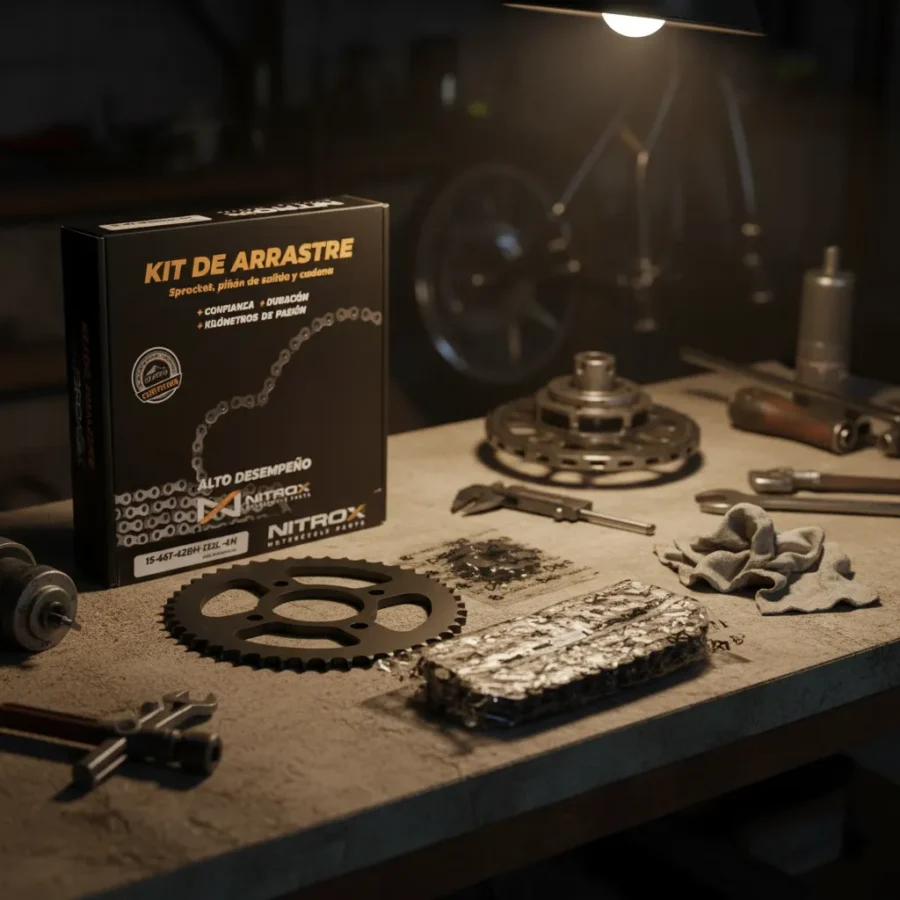 Kit De Arrastre Victory Mrx 200 Arizona 15-46t 428h-132l-4h - Imagen 2