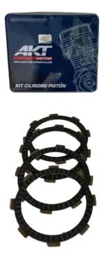 Juego Discos De Clutch Original Akt Ak Flex 125